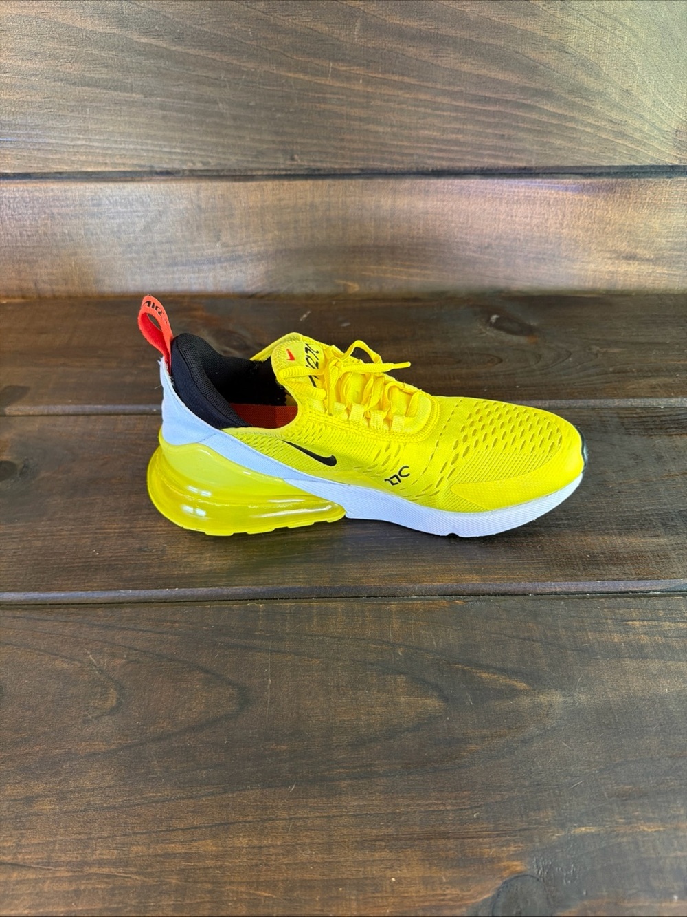 Nike Air Max 270 ‘Yellow Strike’ Sneakers Running Shoes Women Size 9 - Picture 11 of 12